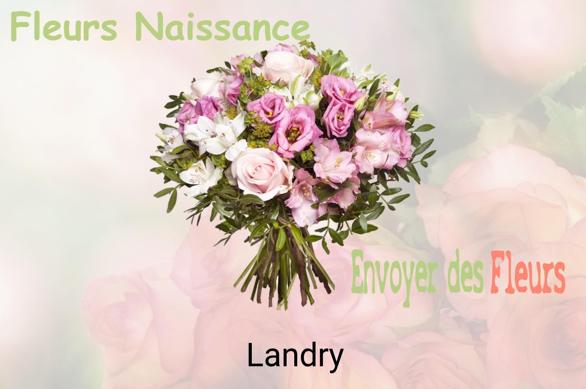 Bouquet de fleurs de naissance livré à Landry